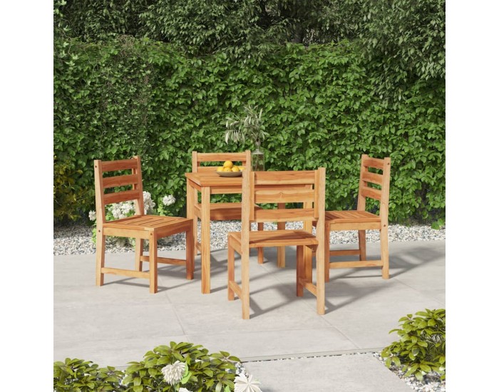 Sonata H Градински трапезен комплект, 5 части, тиково дърво масив