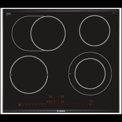 Вграден керамичен плот Bosch PKN675DP1D , Електрически - Уреди за вграждане