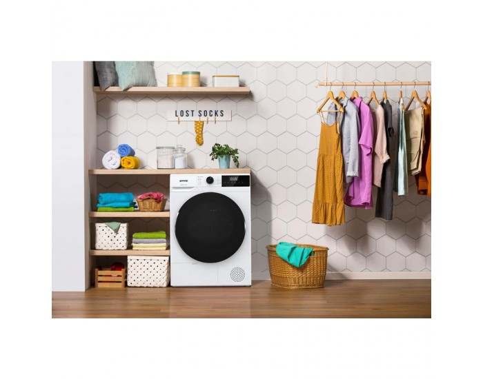 Сушилня Gorenje DHNA92 , 9 kg, D , Бял