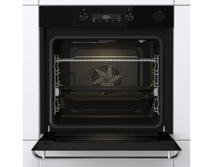 Фурна за вграждане Gorenje BSA6737ORAB , 77 , Push бутони , А , Водно почистване