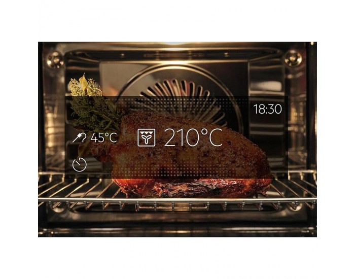 Фурна за вграждане AEG TE7PB63ZAB , 71 , А++ , Пиролиза , Сензорно