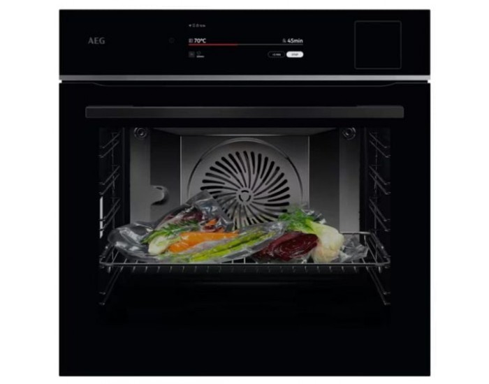 Фурна за вграждане AEG TP9SB831AB , 70 , А++ , Почистване с пара , Сензорно