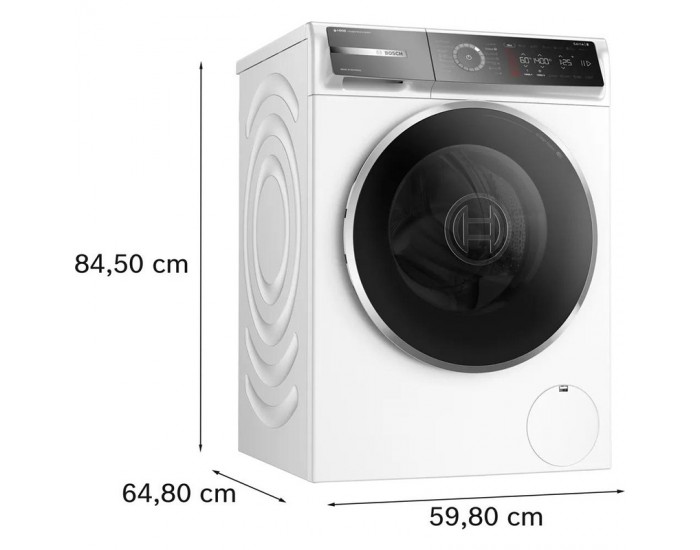 Пералня Bosch WGB254A2BY , 1400 об./мин., 10.00 kg, A , Бял