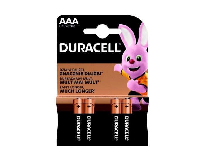 Батерия Duracell NEW BASIC AAA MN2400 K4 NOW 30/22/13