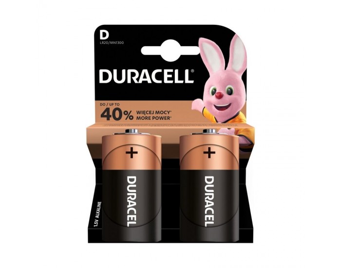 Батерия Duracell NEW BASIC D MN1300 K2 NOW 30/16/6
