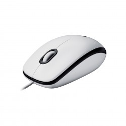 Мишка Logitech M100 WHITE 910-006764 - Клавиатури, Мишки и Падове