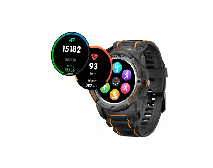 Смарт часовник myPhone HAMMER BLACK , 1.30