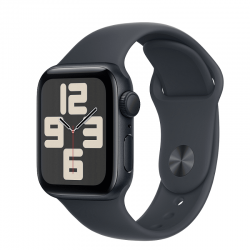 Смарт часовник Apple Watch SE2 v3 40mm Midnight/Mid Band M/L mxe93 , 1.57 , 32 , 40.00 , Apple S8 SiP 64-bit Dual Core - Смарт Продукти, Смарт часовници