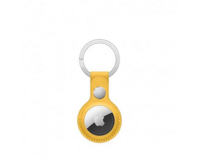 Apple AirTag Leather Key Ring - Lemon mm063