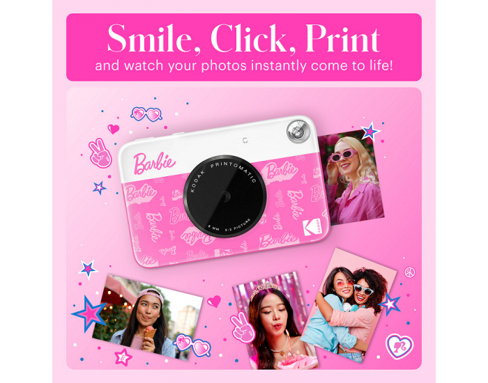 Фотоапарат за моментни снимки Kodak Printomatic Barbie Camera 2