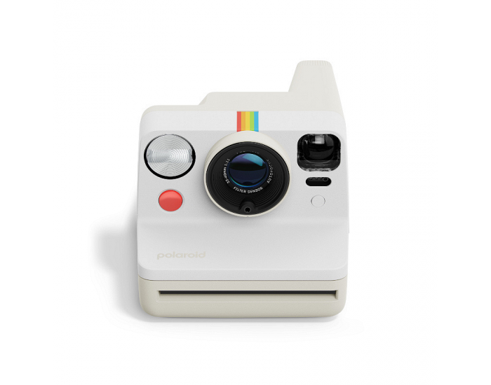 Фотоапарат за моментни снимки Polaroid NOW Gen 3 Pebble White 009155