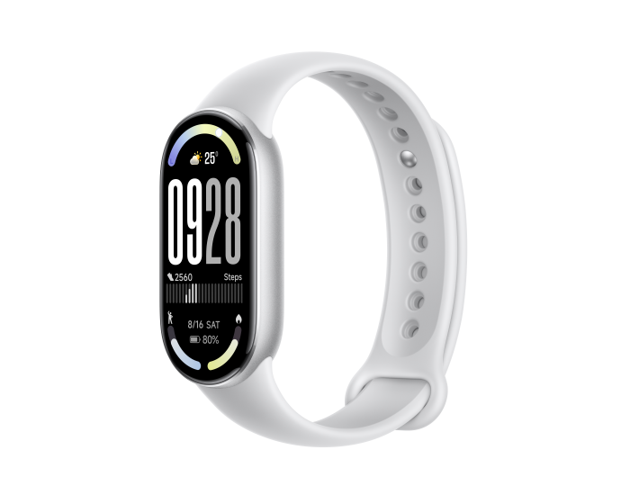 Фитнес гривна Xiaomi SMART BAND 10 SILVER BHR07PSGL , 1.72 , 43.60