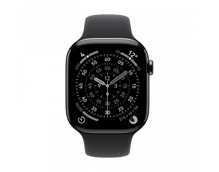 Смарт часовник Apple Watch 11 Cell 46mm Slate/Black Band M/L mfd24