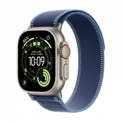 Смарт часовник Apple Watch Ultra 3 49mm Nat/Blue Trail Loop S/M mewr4 , 1.98 - Смарт Продукти, Смарт часовници