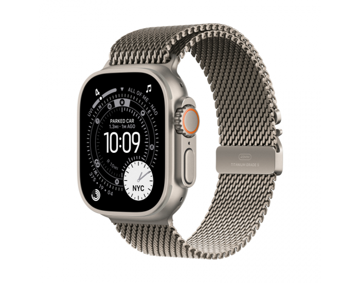 Смарт часовник Apple Watch Ultra 3 49mm Natural/Milanese M mewy4 , 1.98