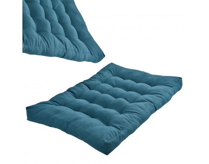 Седална възглавница за мебели от палети Comfy 80x120x12 см тюркоаз