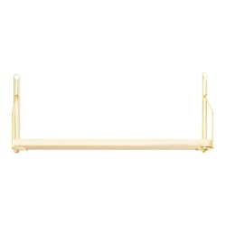 Стенен рафт Muurame 40x14x17 см Златен [] - Sonata G