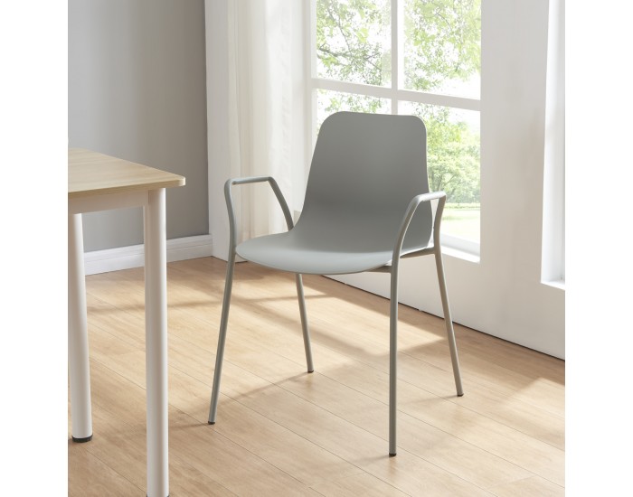 Трапезен стол Kankaanpää светлосив []