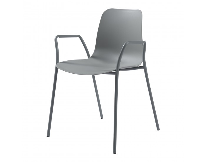 Трапезен стол Kankaanpää светлосив []