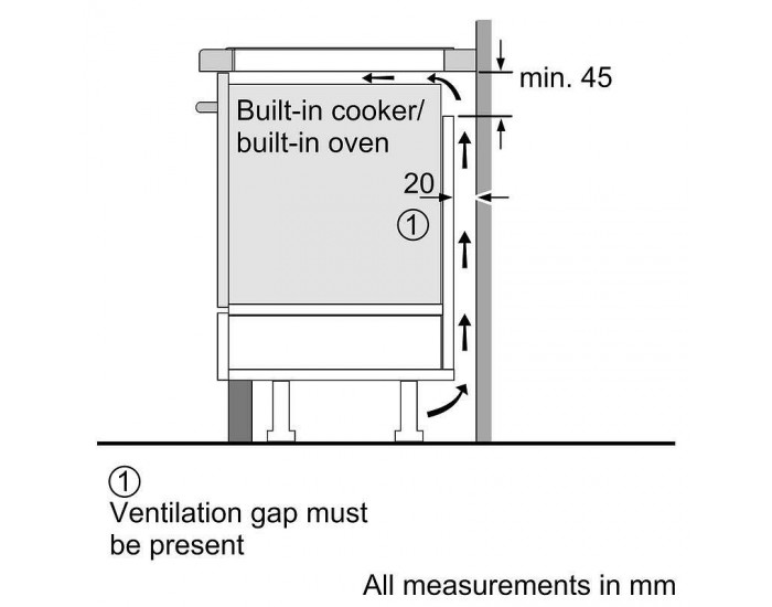 Вграден керамичен плот Bosch PUC611AA5E , Индукционен