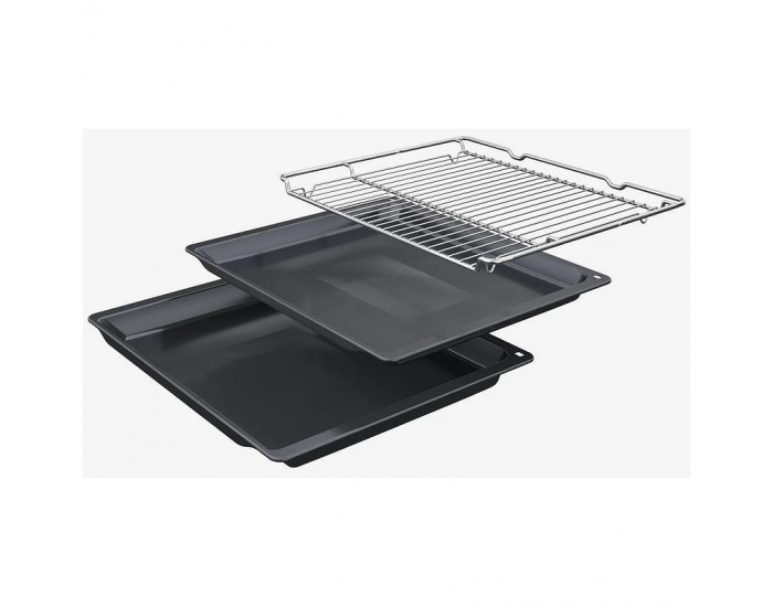 Фурна за вграждане Bosch HBG7741B1 , 71 , А+ , Електронно , Пиролиза