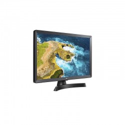 Монитор LG 24TQ510S-PZ, 23.6" WVA, LED, Smart webOS, TV Tuner DVB-T2/C /S2, 1000:1, Mega DFC, 200cd, 1366x768, AI SOUND, WiFi, HDMI, Bluetooth, USB 2.0, HOTEL MODE, AirPlay, Speaker 2x5W, Black - Монитори