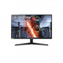 Монитор LG 27GN60R-B, UltraGear, 27" IPS, AG, 1ms GtG, 144Hz, 1000:1, 350cd/m2, Full HD 1920x1080, NVIDIA G-SYNC, Radeon FreeSync, HDR 10, sRGB 99%, HDMI, DisplayPort, Reader Mode, Headphone out, Tilt, Black - Монитори