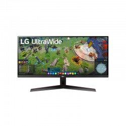 Монитор LG 29WP60G-B, 29" UltraWide Full HD, IPS Panel, 1ms MBR, 1000:1, 250 cd/m?, 21:9, 2560 x 1080, HDR 10, sRGB 99%, FreeSync, Reader Mode, 75Hz, USB Type-C, HDMI, DP, Tilt, Headphone Out, Black - Монитори