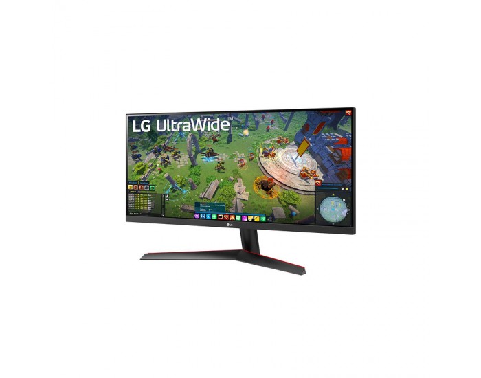 Монитор LG 29WP60G-B, 29" UltraWide Full HD, IPS Panel, 1ms MBR, 1000:1, 250 cd/m?, 21:9, 2560 x 1080, HDR 10, sRGB 99%, FreeSync, Reader Mode, 75Hz, USB Type-C, HDMI, DP, Tilt, Headphone Out, Black