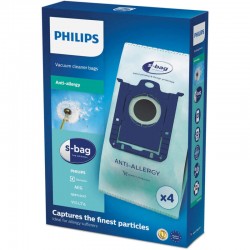 Philips disposable dust bag FC8022/04 4 s-bag HEPA10 filtration 15 more capacit - Сравняване на продукти