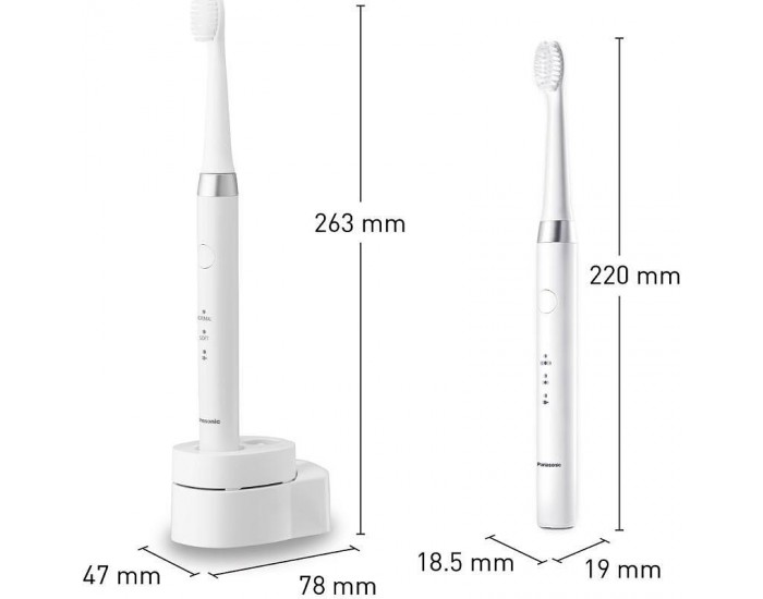 Panasonic EW-DM81-W503 toothbrush, design award 2017, sonic vibration with 31000