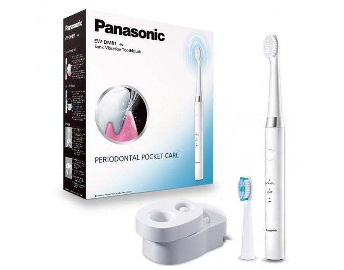 Panasonic EW-DM81-W503 toothbrush, design award 2017, sonic vibration with 31000