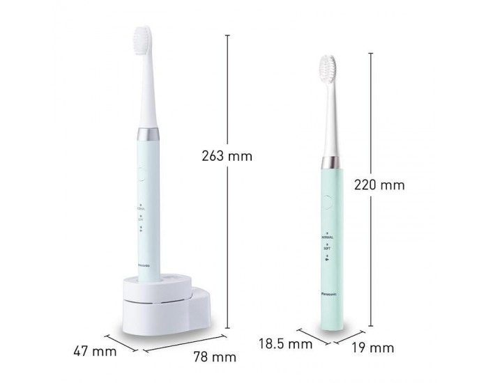 PANASONIC EW-DM81-G503 toothbrush sonic vibration with 31000 light blue