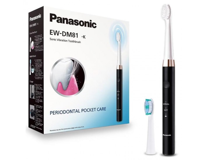 PANASONIC EW-DM81-K503 toothbrush sonic vibration with 31000 Black