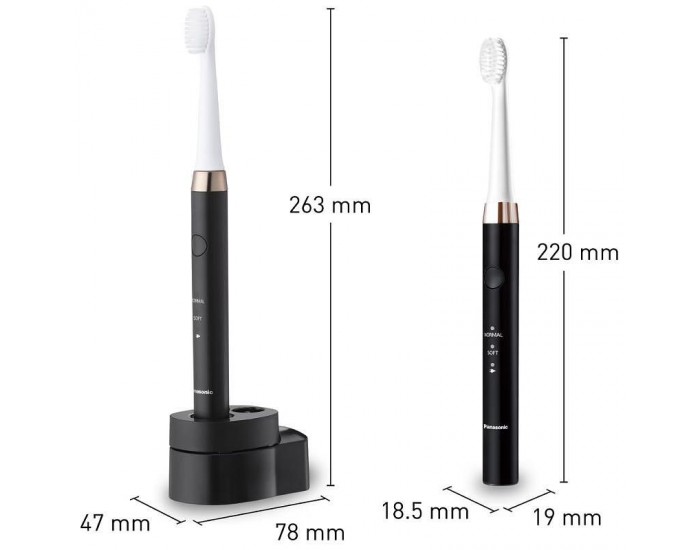 PANASONIC EW-DM81-K503 toothbrush sonic vibration with 31000 Black