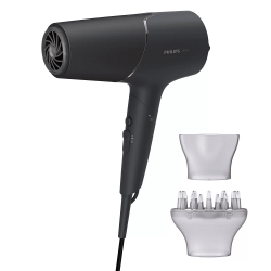 PHILIPS Hair dryer 2300W Series 5000 ThermoShield technology 6 heat and speed settings ionic care black - Грижа за тялото