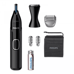 PHILIPS PH Nose trimmer series 5000 Nose ear eyebrow trimmer Waterproof Dual sided Protective Guard system precision attachment - Грижа за тялото