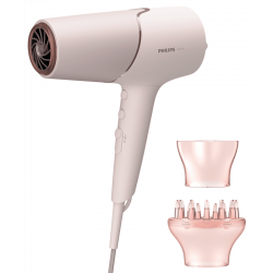 PHILIPS Hair dryer 2300W Series 5000 ThermoShield technology 6 heat and speed settings ionic care pink - Грижа за тялото