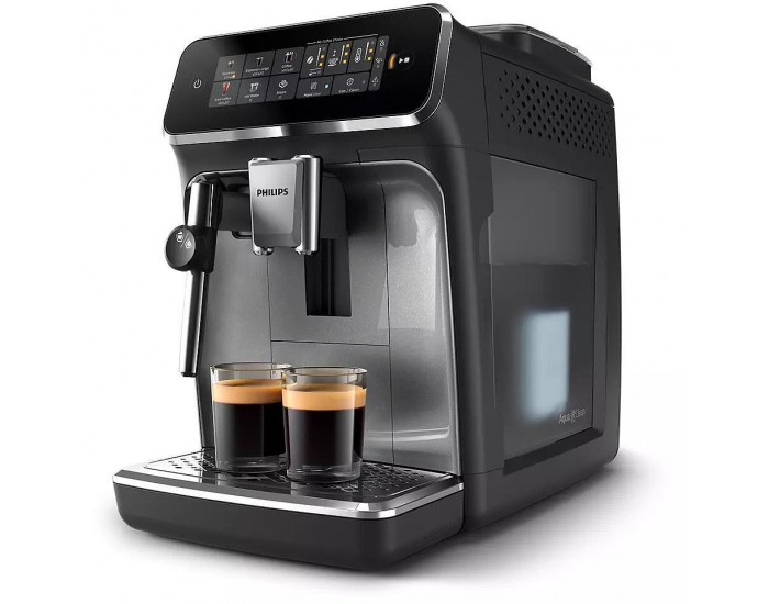 PHILIPS Fully automatic espresso machine 3300 series 5 beverages Intuitive touch display