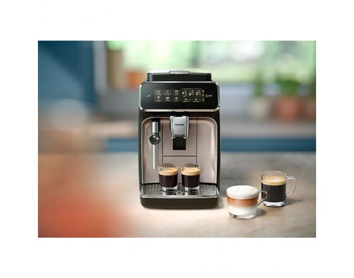 PHILIPS Fully automatic espresso machine 3300 series 5 beverages Intuitive touch display