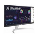 Монитор LG 29WQ600-W, 29" UltraWide Full HD, IPS Panel, 1ms MBR, 1000:1, 250 cd/m2, 21:9, 2560 x 1080, HDR 10, sRGB 99%, FreeSync, 100Hz, USB Type-C, Speacers, HDMI, DP, Tilt, Headphone Out, Black