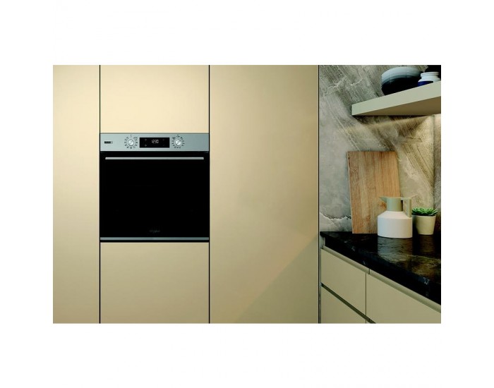 Фурна за вграждане Whirlpool OMSK58RU1SX , 71 , Push бутони , А+ , Пиролиза
