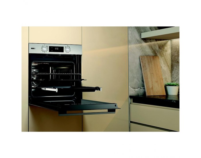 Фурна за вграждане Whirlpool OMSK58RU1SX , 71 , Push бутони , А+ , Пиролиза