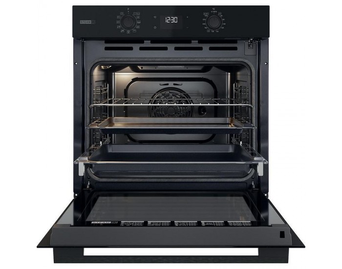 Фурна за вграждане Whirlpool OMSK58RU1SB , 71 , Push бутони , А+ , Пиролиза