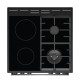 Готварска печка (ток/газ) Gorenje GKC6C60XT , 2 газ 2ток , INOX