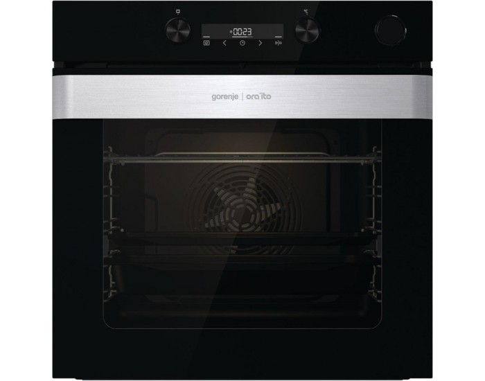 Фурна за вграждане Gorenje BSA6737ORAB , 77 , Push бутони , А , Водно почистване