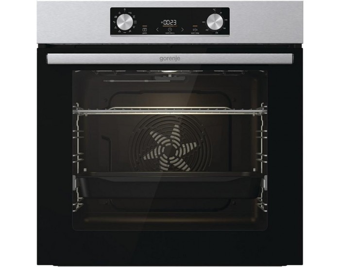 Фурна за вграждане Gorenje BO6735E05X , 77 , Push бутони , А , Водно почистване