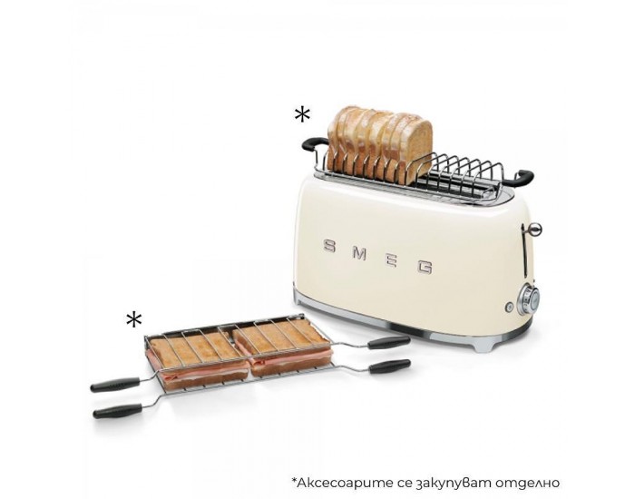 Тостер SMEG TSF02CREU , 1500 W