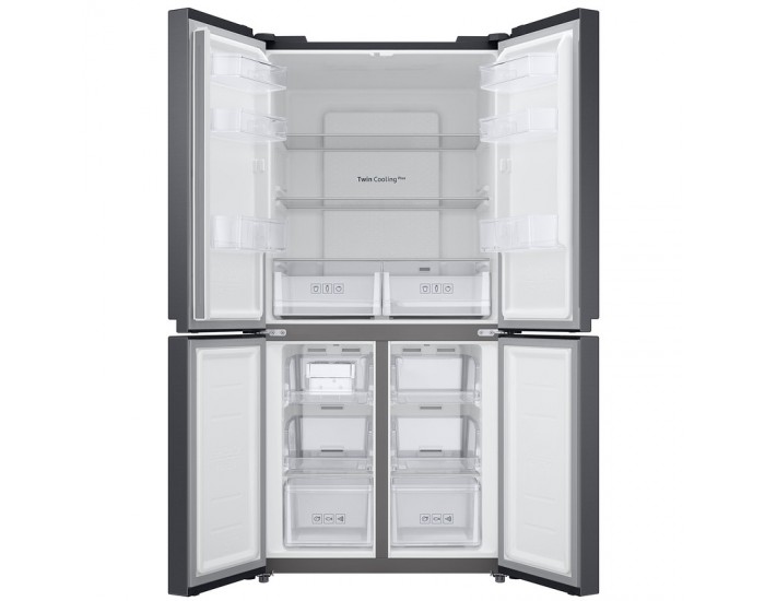 Хладилник Side-by-Side Samsung RF48A400EB4/EO , 488 l, E , No Frost , Черен