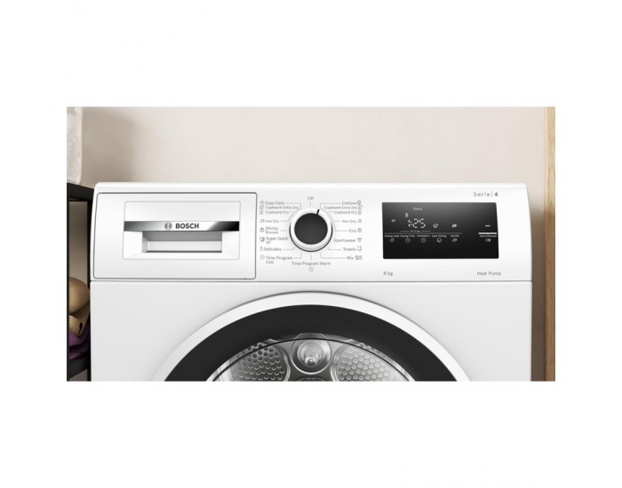Сушилня Bosch WTH85209BY , 8 kg, D , Бял